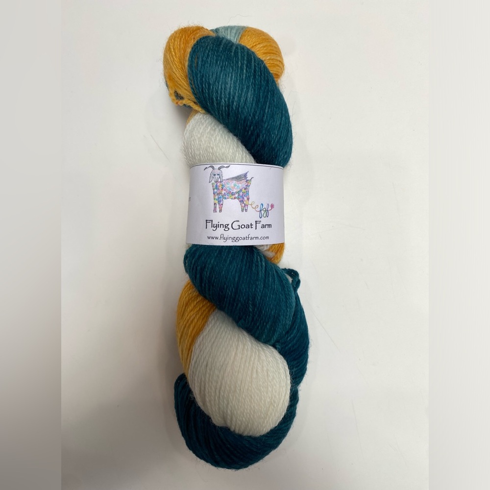 Indie Dyed Corridale Wool Fingering Yarn NWT